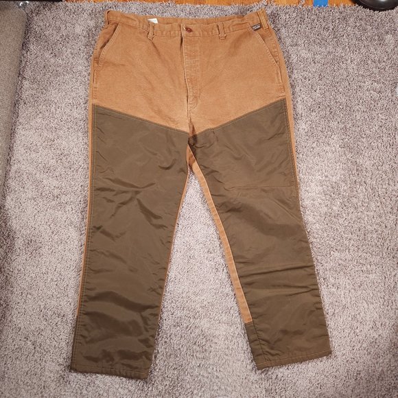 Walls Hunting Pants Mens 42 Medium Canvas Duck Brush Multicolor Brown Green USA - Picture 1 of 16